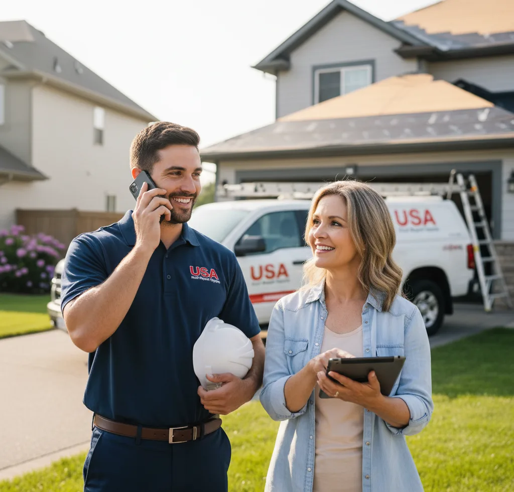 USA Roof Repair Experts customer support in Garden City